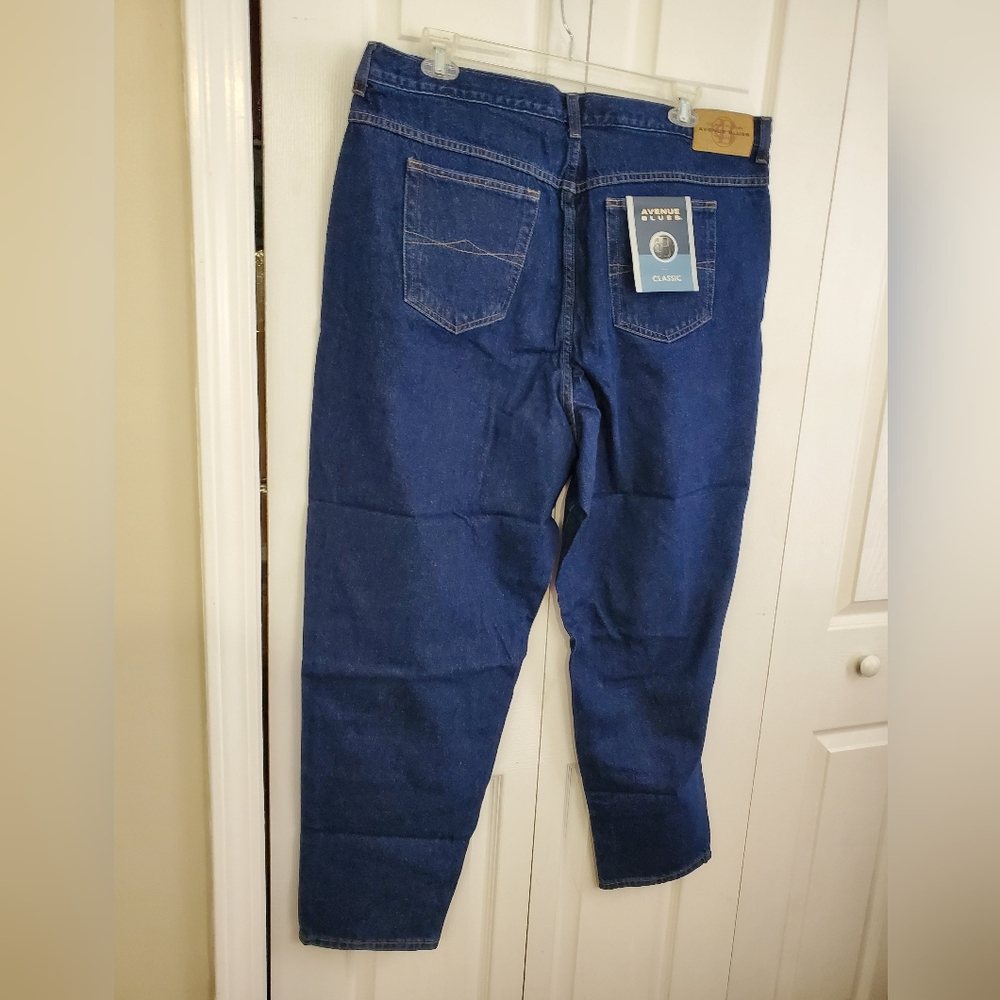 Avenue Blues High Waist Classic Fit Blue Jeans Plus Size 22 Avg ~ New With Tags - Picture 6 of 11